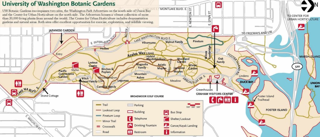 Arboretum trail map