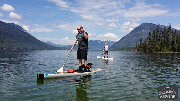 Lake Wenatchee Paddleboarding Dudes