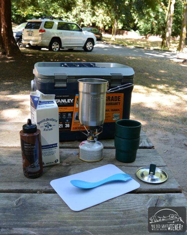 Stanley Brand cooler and cookset coffee