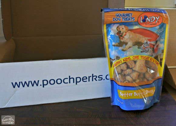 Lindy and Company treats from our Pooch Perks box