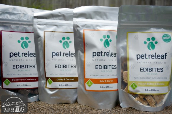 Pet Releaf CBD dog treat flavors